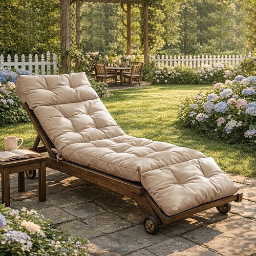 Outdoor chaise lounge cushion - outdoor,