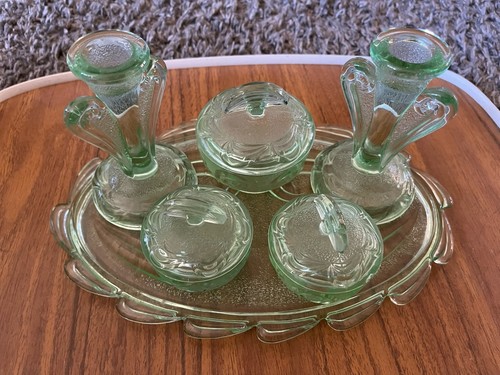 Vintage green glass - vintage,