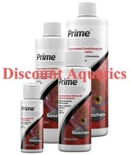 SEACHEM PRIME AQUARIUM Water Conditioner FISH TANK DECHLORINATOR Ammonia Remover
