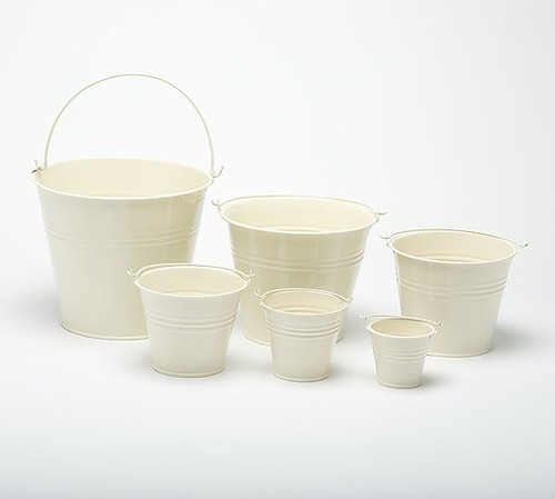 Metal buckets pots - buckets, pail