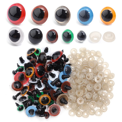50pcs safety eyes - eyes, 8-20mm