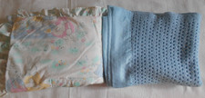 VINTAGE - BOOT'S BLUE BABY COT