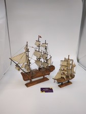 Vintage Wooden Model Sailing