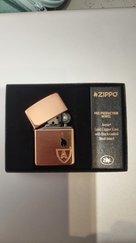 Zippo solid copper armor - copper,