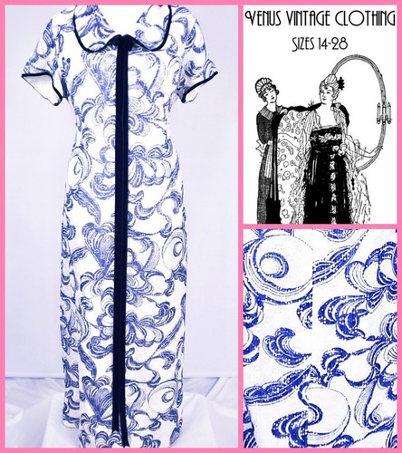 Plus size 1970s maxi - size, uk