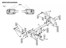 Swan Neck Tow Bar For MERCEDES