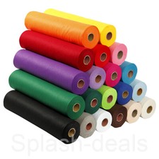 Craft Felt 5M Rolls- 45cm Wide 1.5mm Thick Full Roll Quality Fabric - 24 Colours