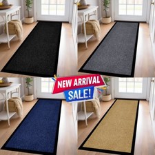 Heavy Duty Rubber Barrier Mat Non Slip Door Mats Hallway Runner Rug Kitchen Rugs