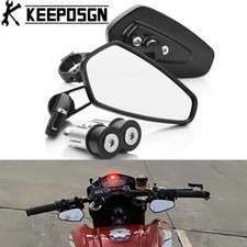 7/8" Handle Bar End Rear View