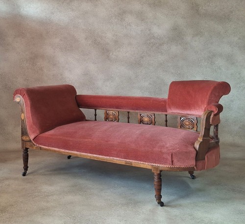 Edwardian chaise longue - chaise,