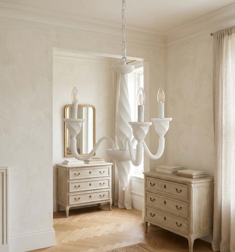 Contemporary white wooden - contemporary,