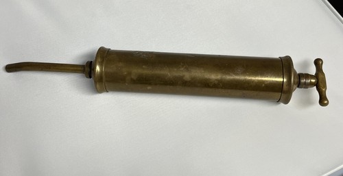 Vintage brass grease gun screw - brass,