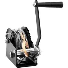 VEVOR Hand Winch Heavy Duty Hand Crank 800 lbs 33 ft Steel Cable for Boat/ATV