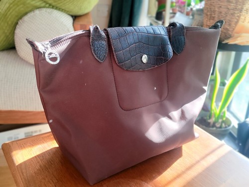 Longchamp brown small tote bag - small,