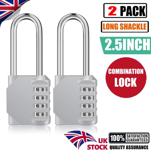 Long shackle padlock - 2x,