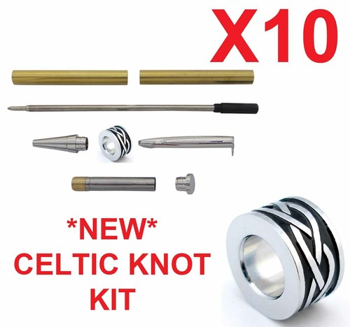 Woodturning pen kits - kits, celtic