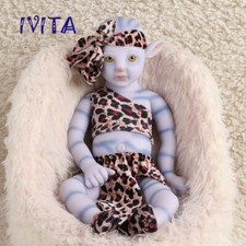 IVITA 17in Avatar Boy Silicone Reborn Baby  Avatar Boy Fairy Silicone Doll