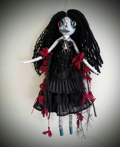 Handmade gothic doll macarb - handmade,, doll,