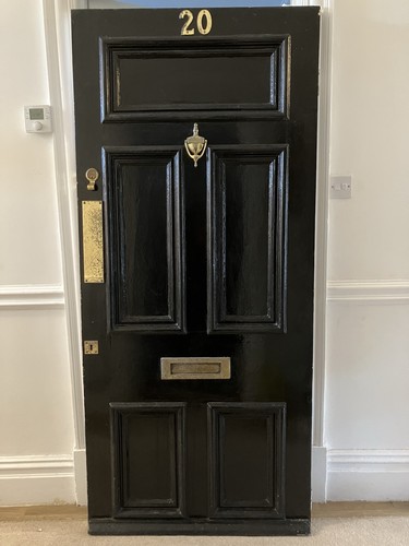 Victorian black panelled front - victorian,