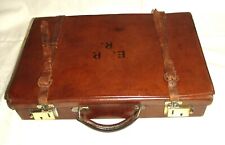 Vintage Brown Leather Attache