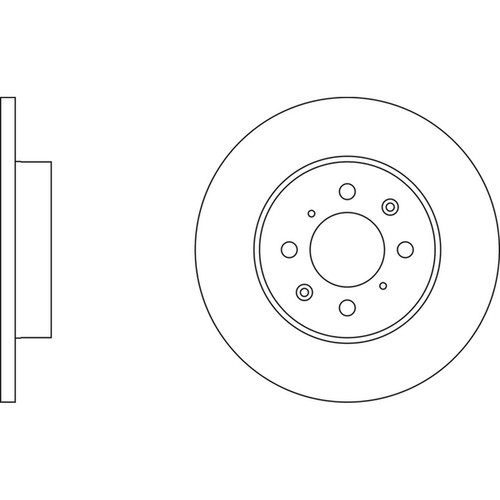 Brake discs solid for rover - discs,