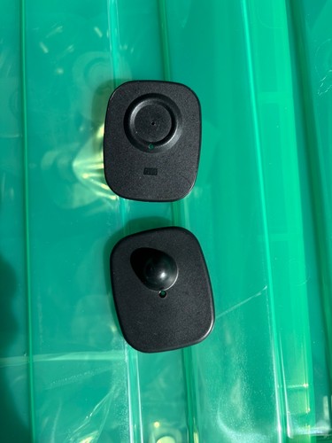Black mini security tags with - black,