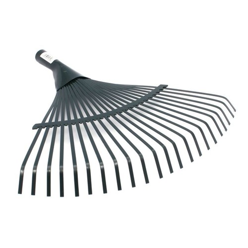 Leaf rake head - leaf, wire