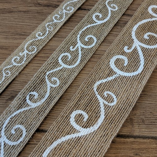 Hessian jute ribbon - hessian,