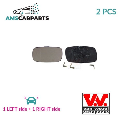 Rear view mirror glass pair - rear,