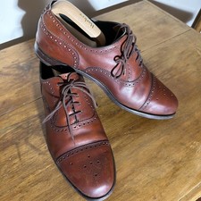 Cheaney Conker Brown 'James' Leather Oxford Brogues.Size 12 F.