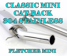 Mini Side Exit 2.5" Tip Exhaust by Fletcher Mini & CAT LINK PIPE ZB11