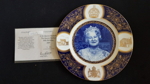 Coalport queen mother 90th - mother,
