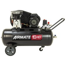 SIP Airmate Air Compressor Belt Drive 230V 3HP 100L 10 Bar 14CFM 97dB 06458
