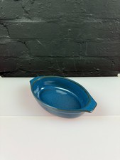 Denby Boston Blue Handled Oval Gratin Vegetable Serving Dish 8.75" x 5.25" x 2"