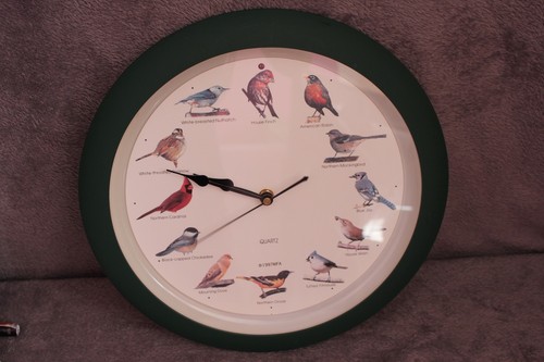 Vintage singing bird clock - vintage, by