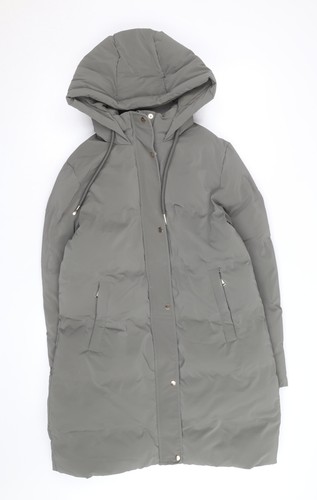 Zara men grey long puffer - zara, coat