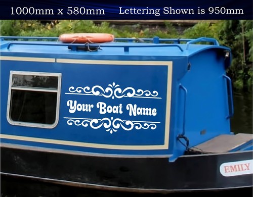 Personalised narrowboat - x1,