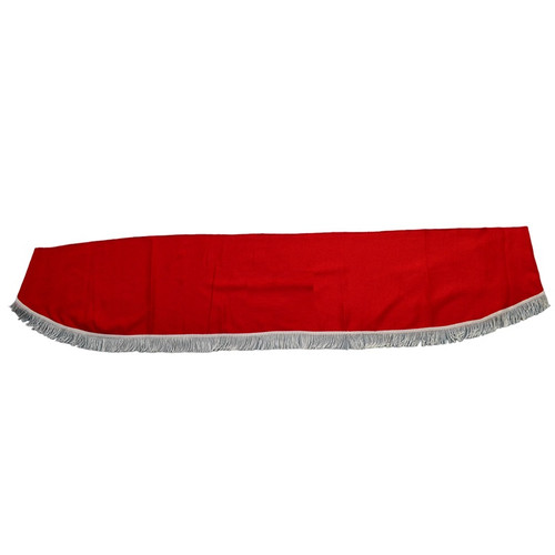 Plush red velvet curtain - plush,