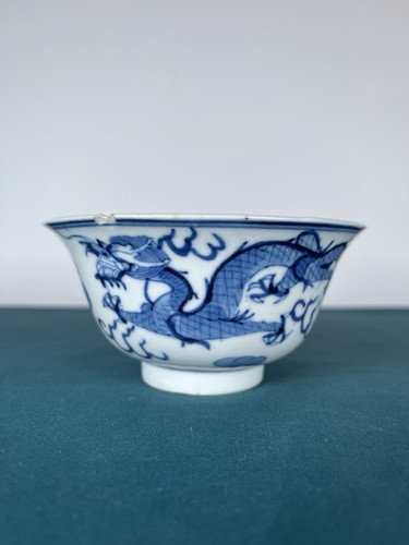 Blue and white - blue, bowl