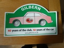gilbern car sign