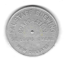 Spinner Token - Falstaff Brewing Co., St. Louis, MO, Omaha, NE & New Orleans LA