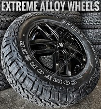 16" Black WX5 Alloy Wheels Fits Ford Transit Connect + All Terrain Tyres