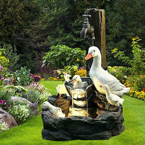 Solar power duck family - duck,