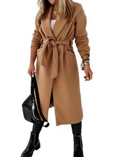 Women'S Classic Lapel Long