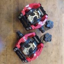 SHIMANO DX PD-M636 RETRO MOUNTAIN BIKE PLATFORM/ CLIPLESS SPD PEDALS WITH CLEATS