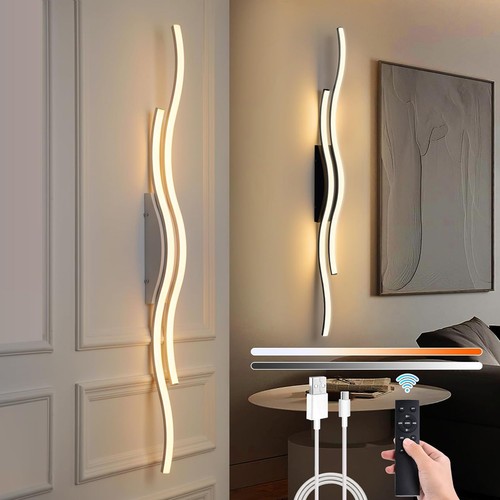 Battery wall light with remote - battery,
