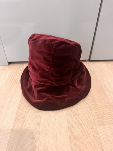 Hat box vintage burgundy red - box, burgundy/red