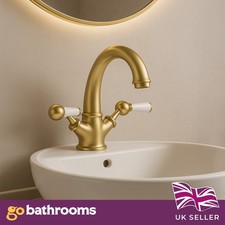 Traditional Brushed Gold Basin