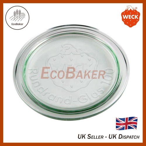 Weck replacement glass jar lid - jar,