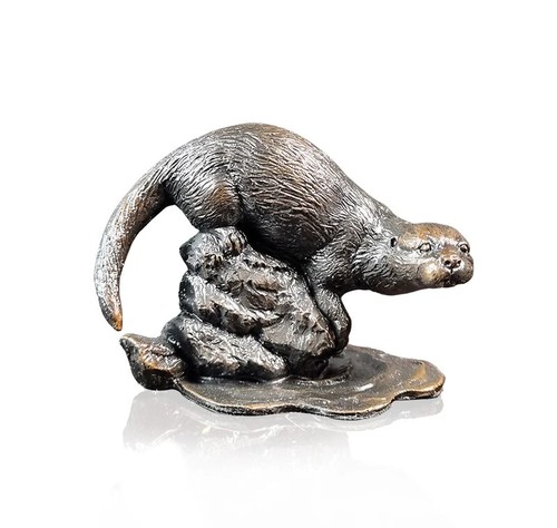 Small otter foundry cast - otter,